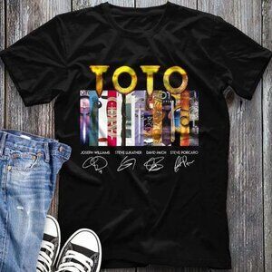 Toto Band Members Signature Short Sleeve Gift For Fan
